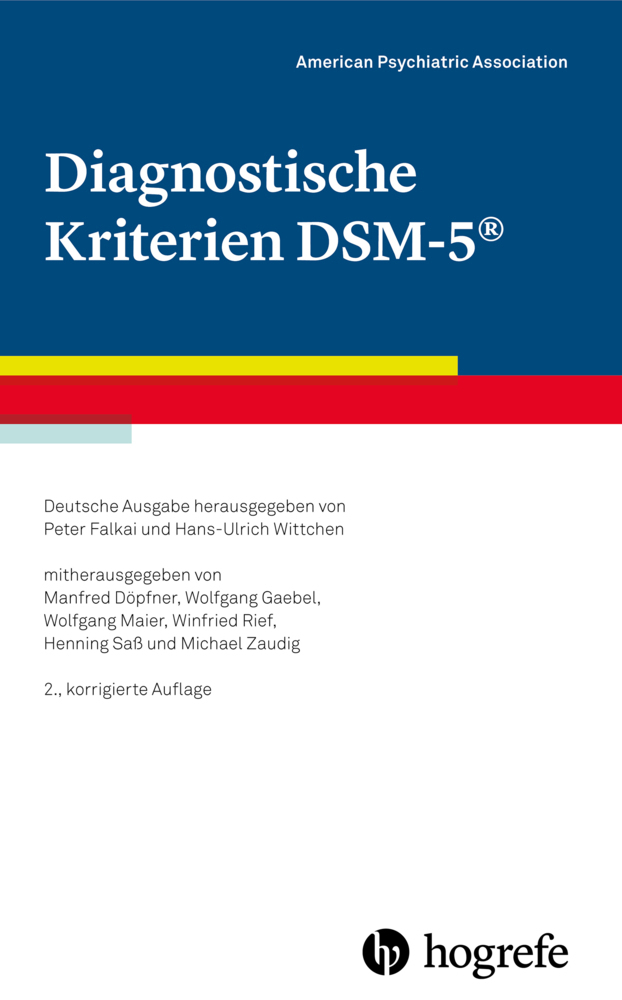 Cover: 9783801731021 | Diagnostische Kriterien DSM-5 | American Psychiatric Association - APA