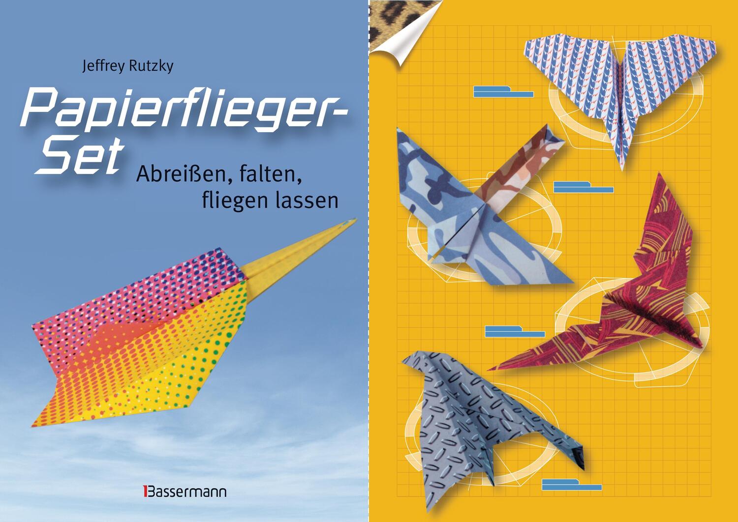 Cover: 9783809428312 | Papierflieger-Set | Abreißen, falten, fliegen lassen | Jeffrey Rutzky