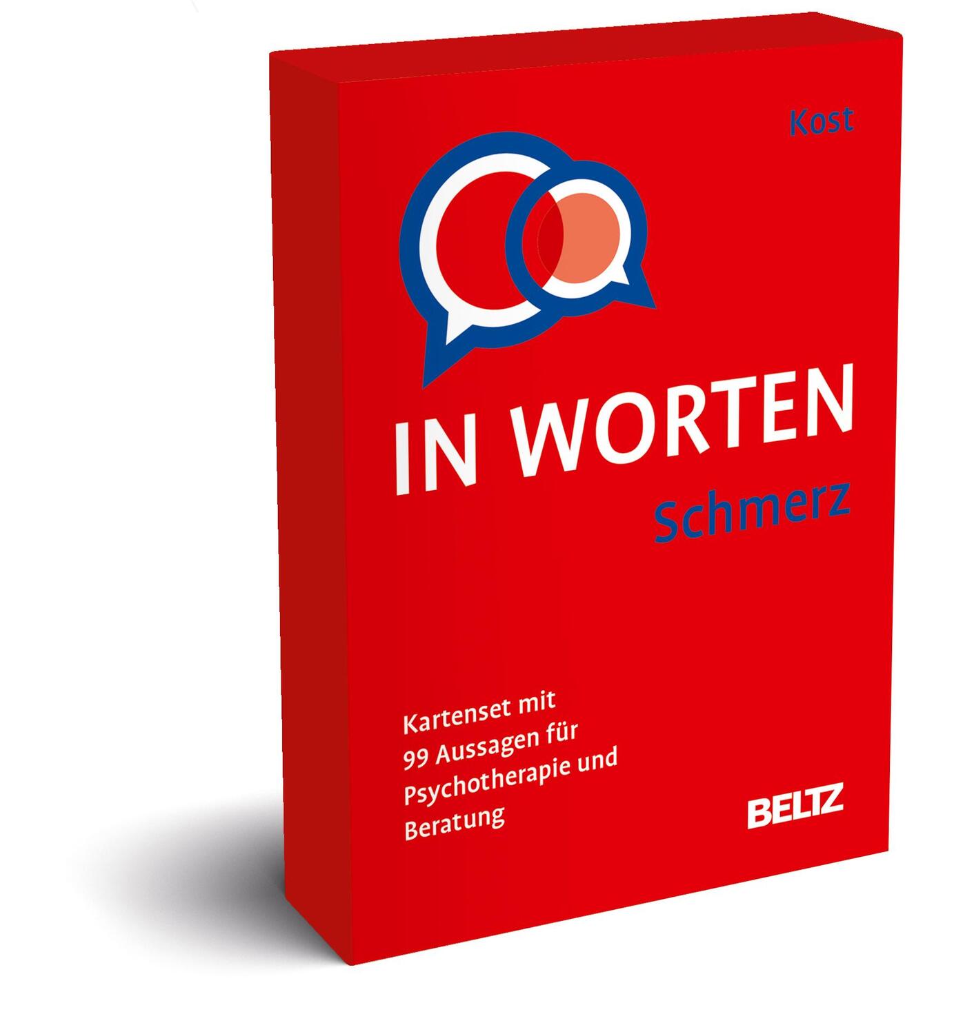 Cover: 4019172100315 | Schmerz in Worten | Christiane Kost | Box | BeltzTherapiekarten | 2020