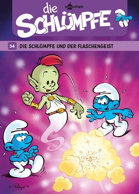 Cover: 9783958399051 | Die Schlümpfe 34. Die Schlümpfe und der Flaschengeist | Peyo (u. a.)