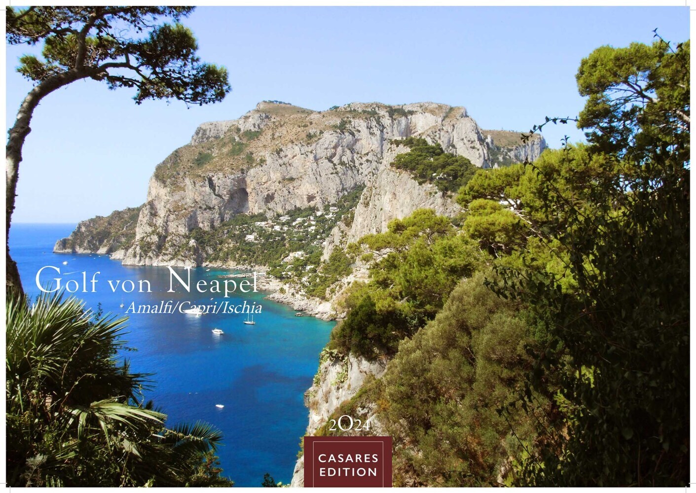 Cover: 9789918621750 | Golf von Neapel 2024 S 24x35cm | Amalfi, Capri, Ischia | Kalender