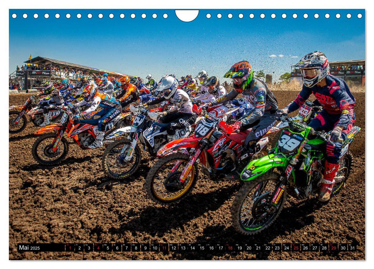 Bild: 9783435176410 | Blickpunkte Motocross (Wandkalender 2025 DIN A4 quer), CALVENDO...