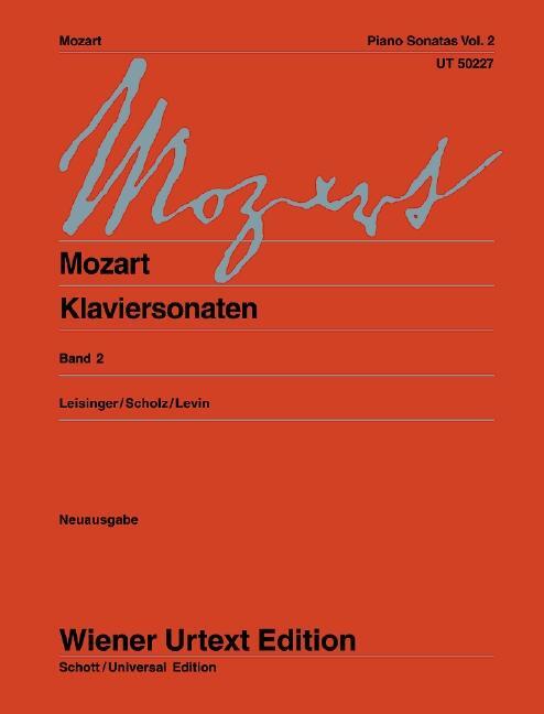 Cover: 9790500572510 | Klaviersonaten | Nach den Quellen. Band 2. Klavier. | Ulrich Leisinger