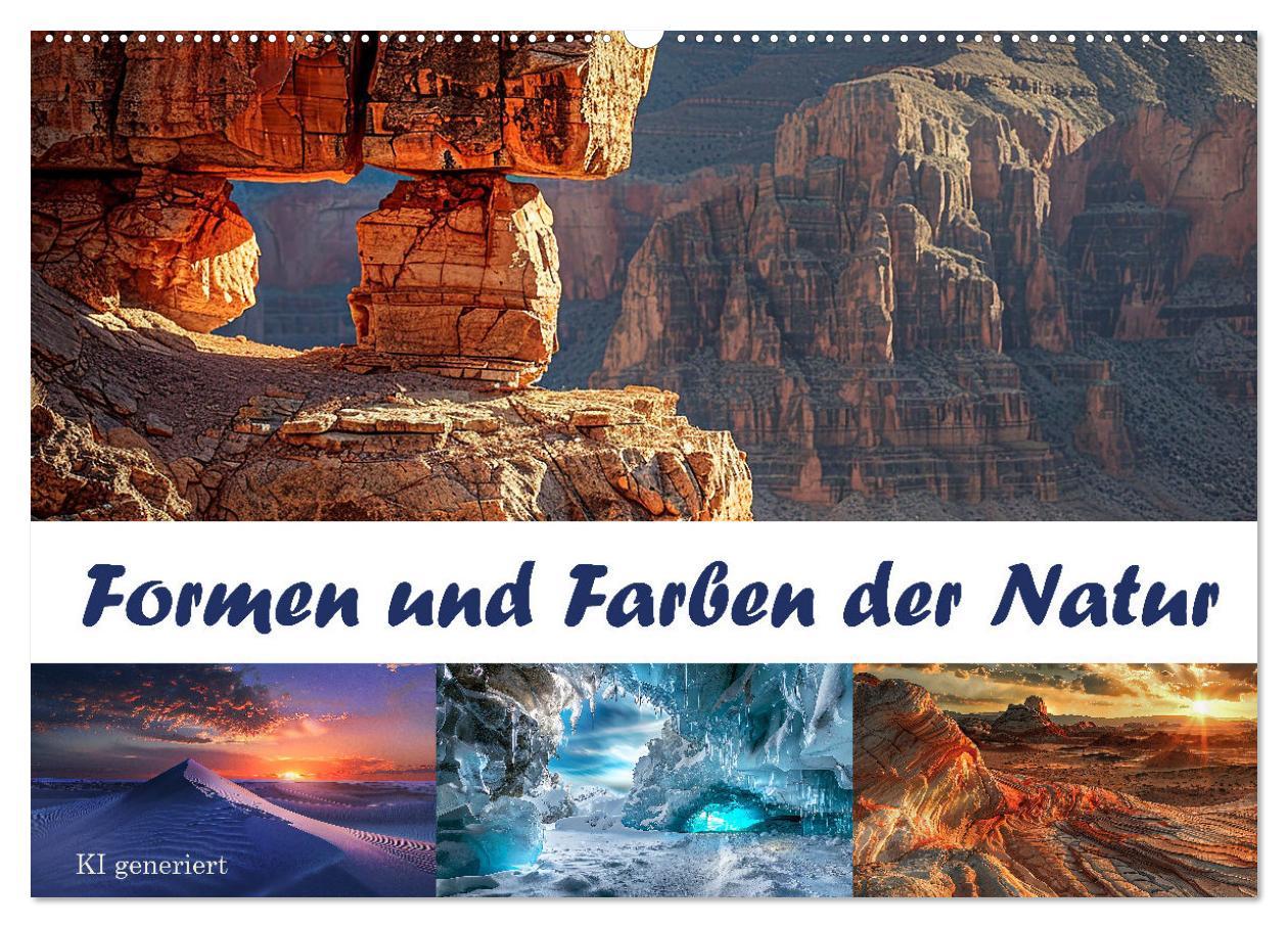 Cover: 9783435720521 | Formen und Farben der Natur (Wandkalender 2025 DIN A2 quer),...