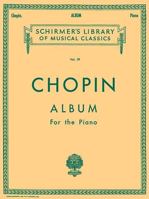 Cover: 9780793553051 | Album: Schirmer Library of Classics Volume 39 Piano Solo | Joseffy