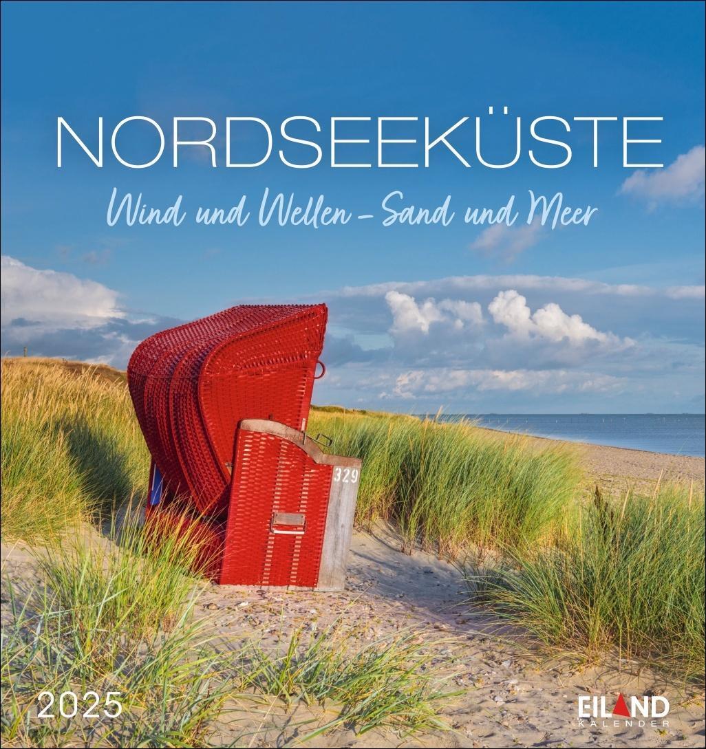 Cover: 9783964023292 | Nordseeküste Postkartenkalender 2025 - Wind und Wellen - Sand und Meer