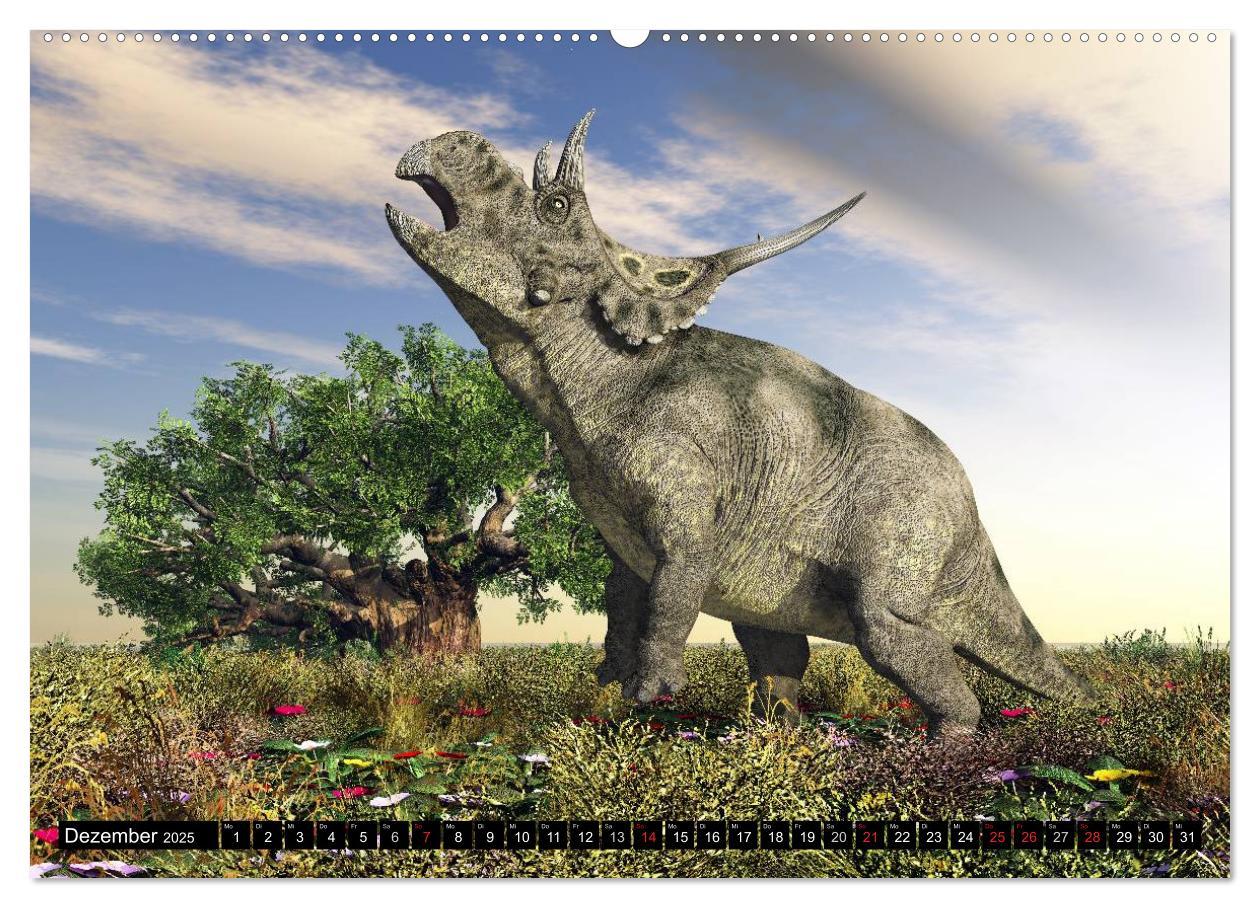 Bild: 9783435567454 | Dinosaurier. Urzeitliche Giganten (Wandkalender 2025 DIN A2 quer),...