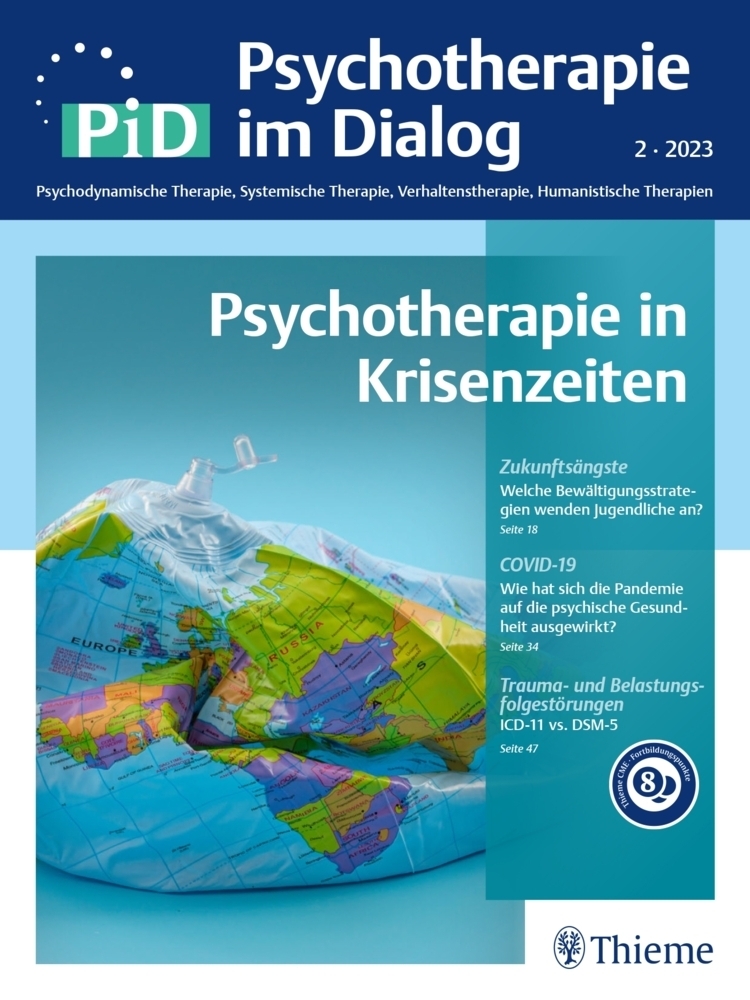 Cover: 9783132452893 | Psychotherapie in Krisenzeiten | PiD - Psychotherapie im Dialog | Buch