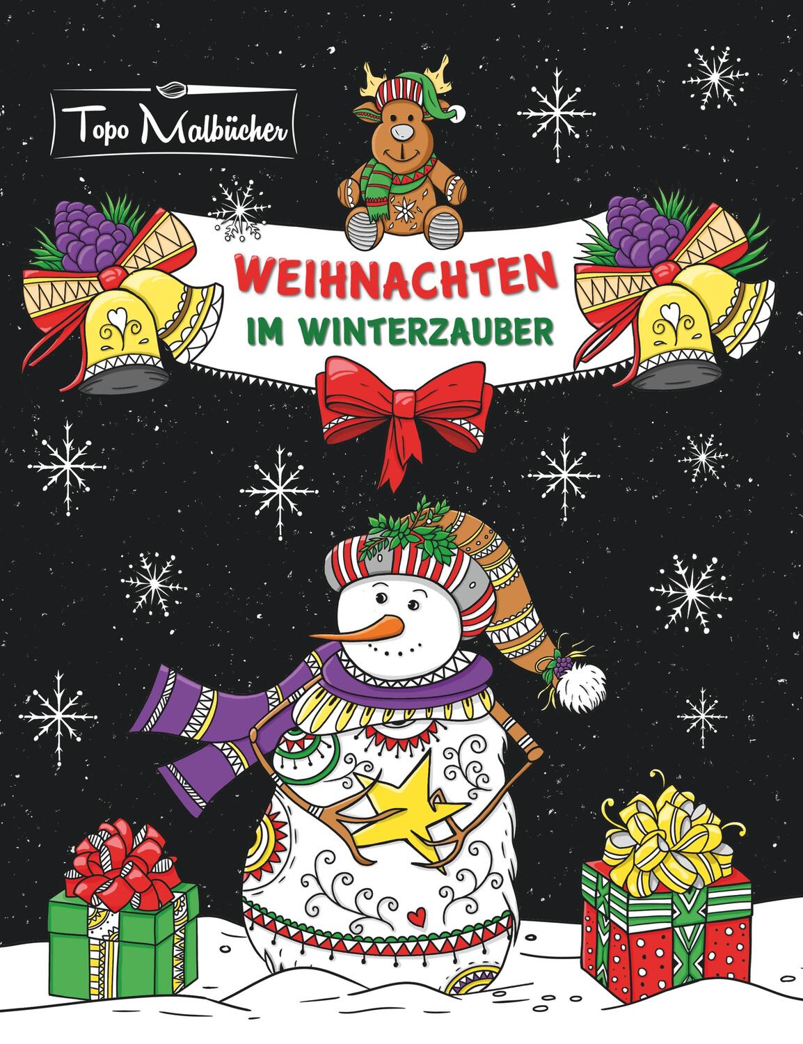 Cover: 9783749778294 | Malbuch für Erwachsene Weihnachten im Winterzauber: Zauberhaftes...