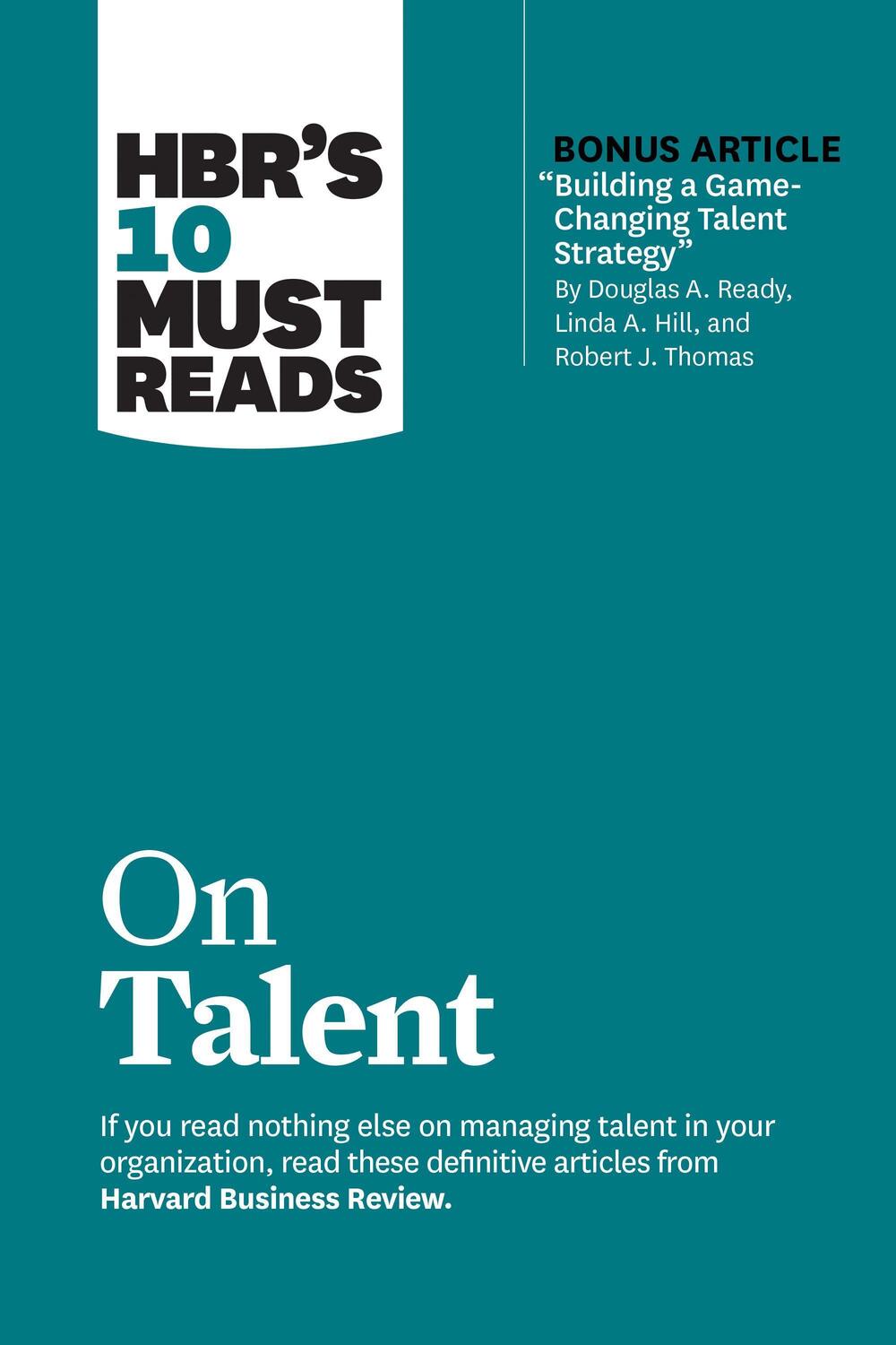 Cover: 9781647824587 | HBR's 10 Must Reads on Talent | Harvard Business Review (u. a.) | Buch