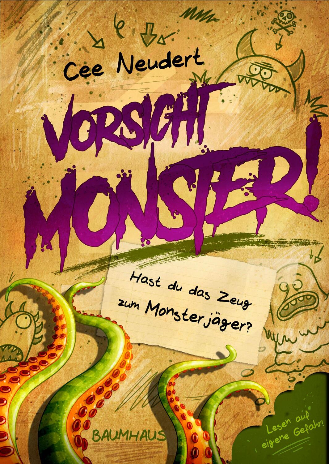 Cover: 9783833905841 | Vorsicht, Monster! - Hast du das Zeug zum Monsterjäger? (Band 1)