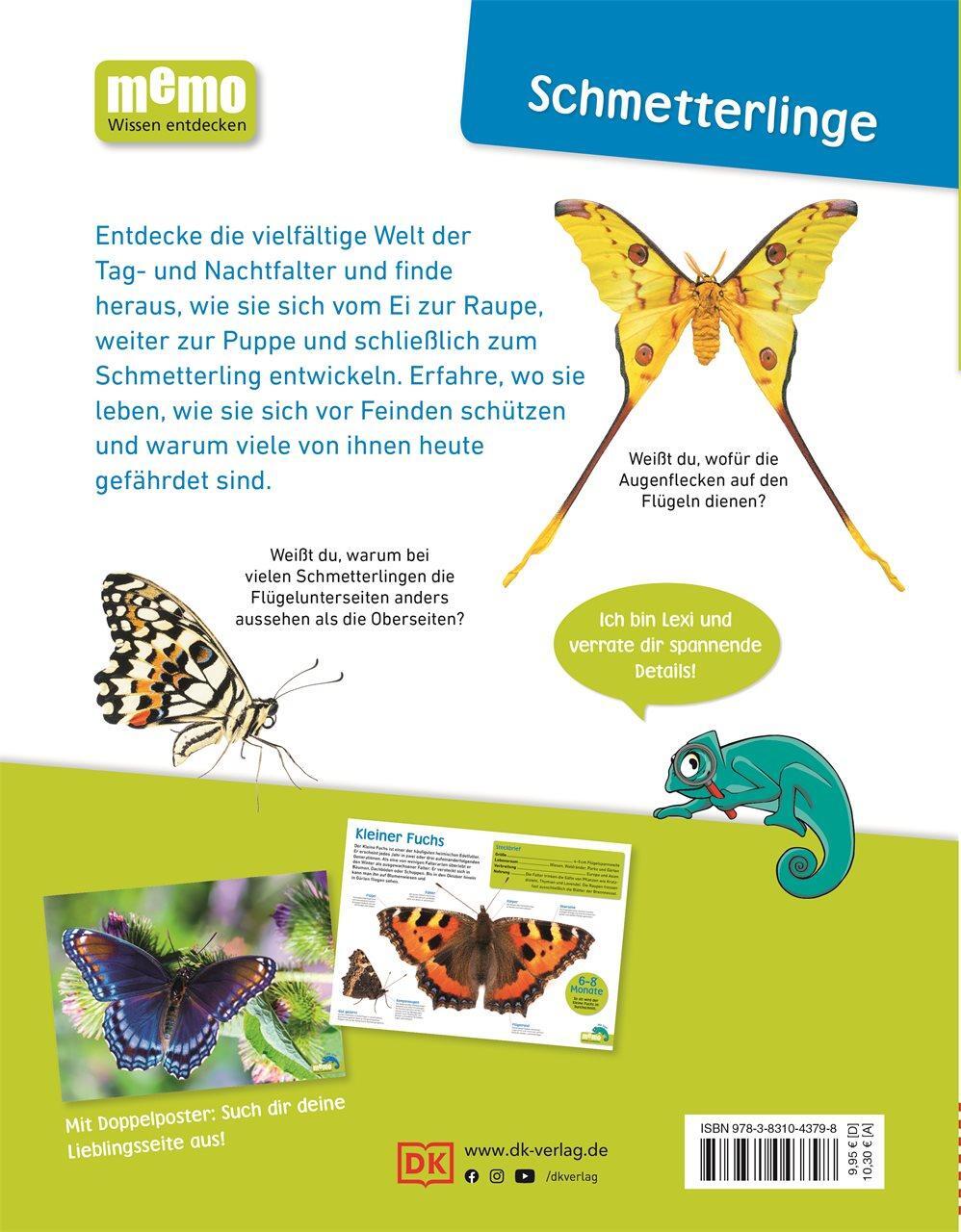 Rückseite: 9783831043798 | memo Wissen entdecken. Schmetterlinge | Paul Whalley | Buch | 72 S.