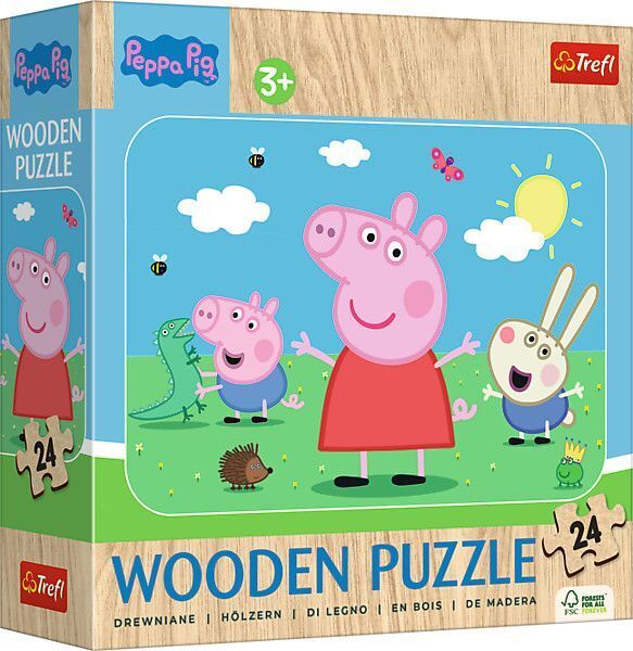 Cover: 5900511202625 | Holz Puzzle Junior 24 - Peppa Pig | Spiel | In Kartonage | 20262