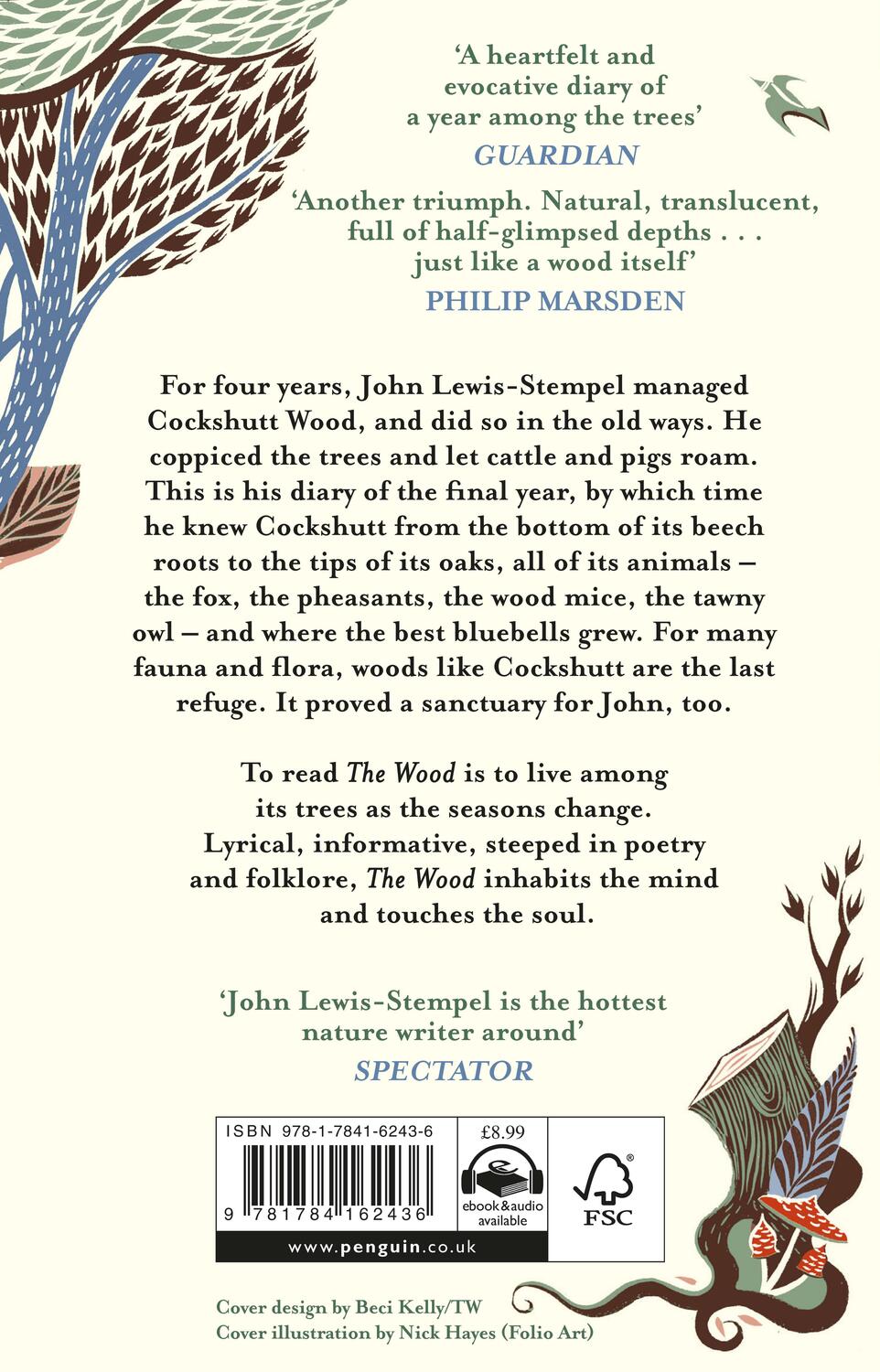 Rückseite: 9781784162436 | The Wood | The Life & Times of Cockshutt Wood | John Lewis-Stempel