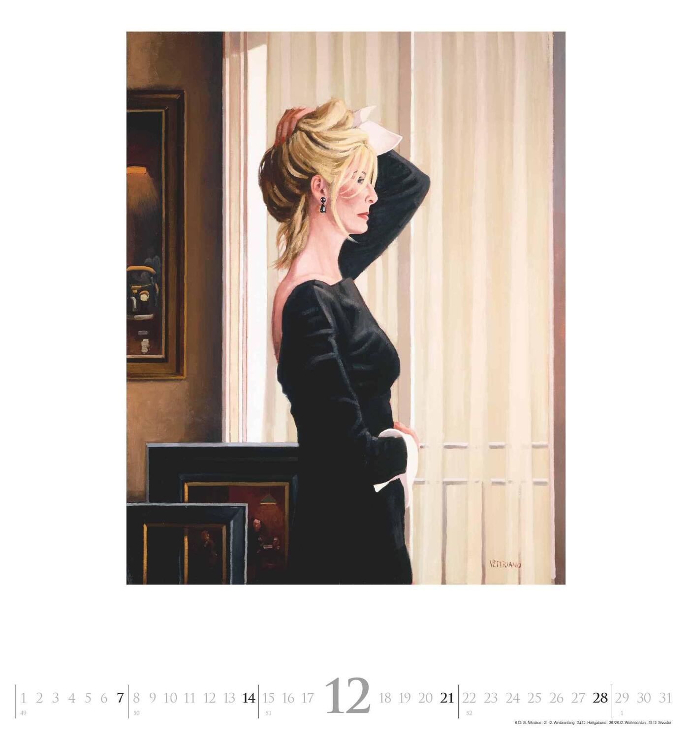 Bild: 4250809653228 | DUMONT - Jack Vettriano 2025 Wandkalender, 45x48cm, Kunstkalender...