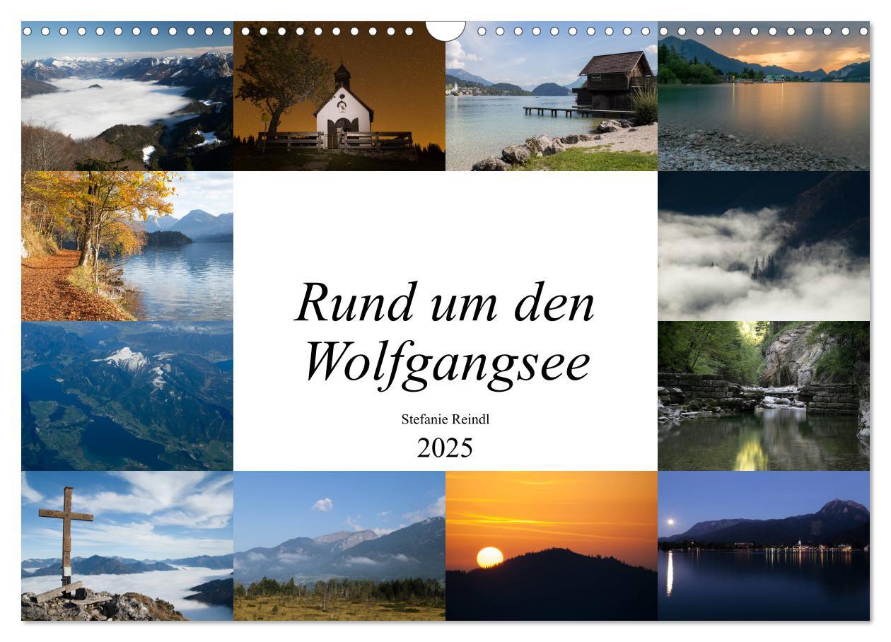 Cover: 9783435391219 | Rund um den Wolfgangsee (Wandkalender 2025 DIN A3 quer), CALVENDO...