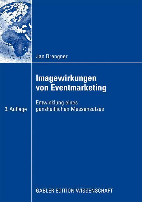 Cover: 9783834914286 | Imagewirkungen von Eventmarketing | Jan Drengner | Taschenbuch | xxvi