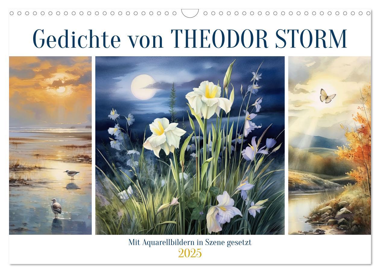 Cover: 9783383895739 | Gedichte von Theodor Storm (Wandkalender 2025 DIN A3 quer),...