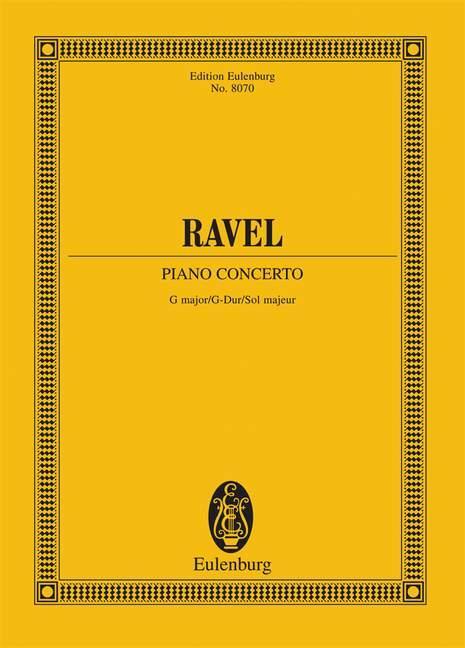 Cover: 9783795764227 | Klavierkonzert G-Dur | Maurice Ravel | Buch | 120 S. | Deutsch | 2010