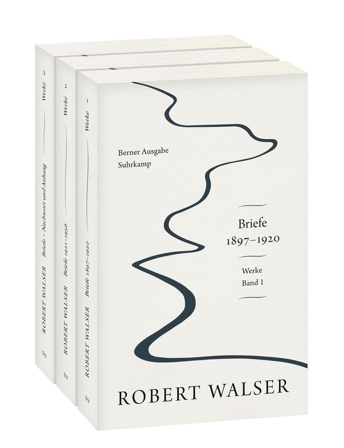 Cover: 9783518428450 | Werke. Berner Ausgabe | Briefe 1-3 (1897-1920) | Robert Walser | Buch