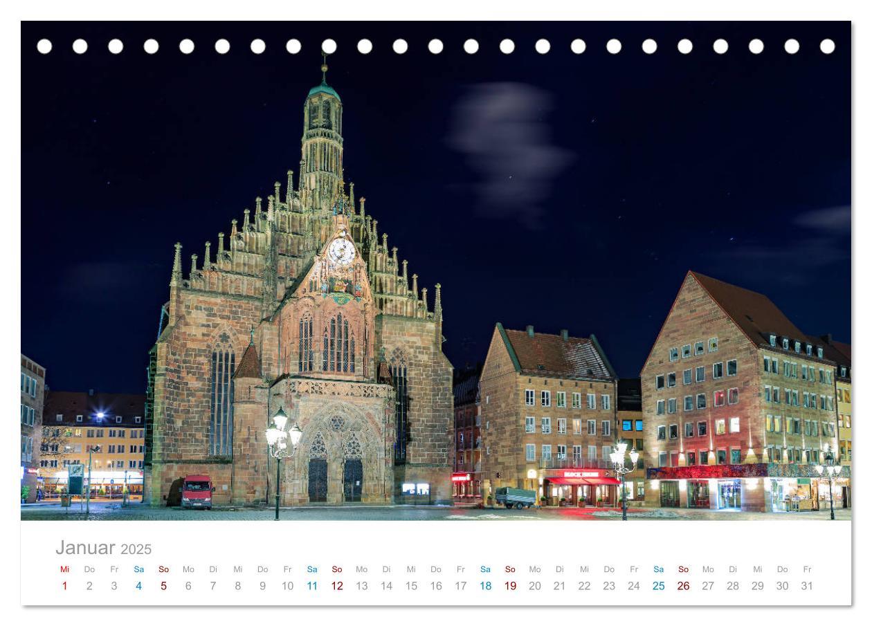 Bild: 9783435245321 | Nürnberg - Stadt der Brücken und Geschichte (Tischkalender 2025 DIN...