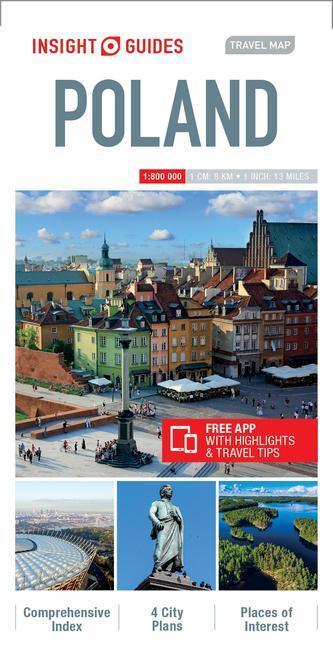Cover: 9781786719836 | Insight Guides Travel Map Poland | Insight Guides | (Land-)Karte