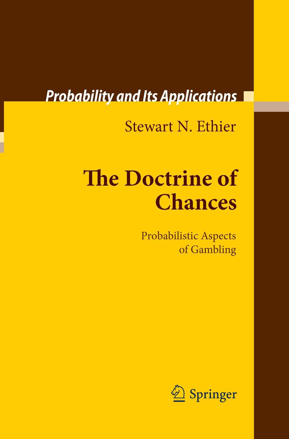 Cover: 9783662501672 | The Doctrine of Chances | Probabilistic Aspects of Gambling | Ethier