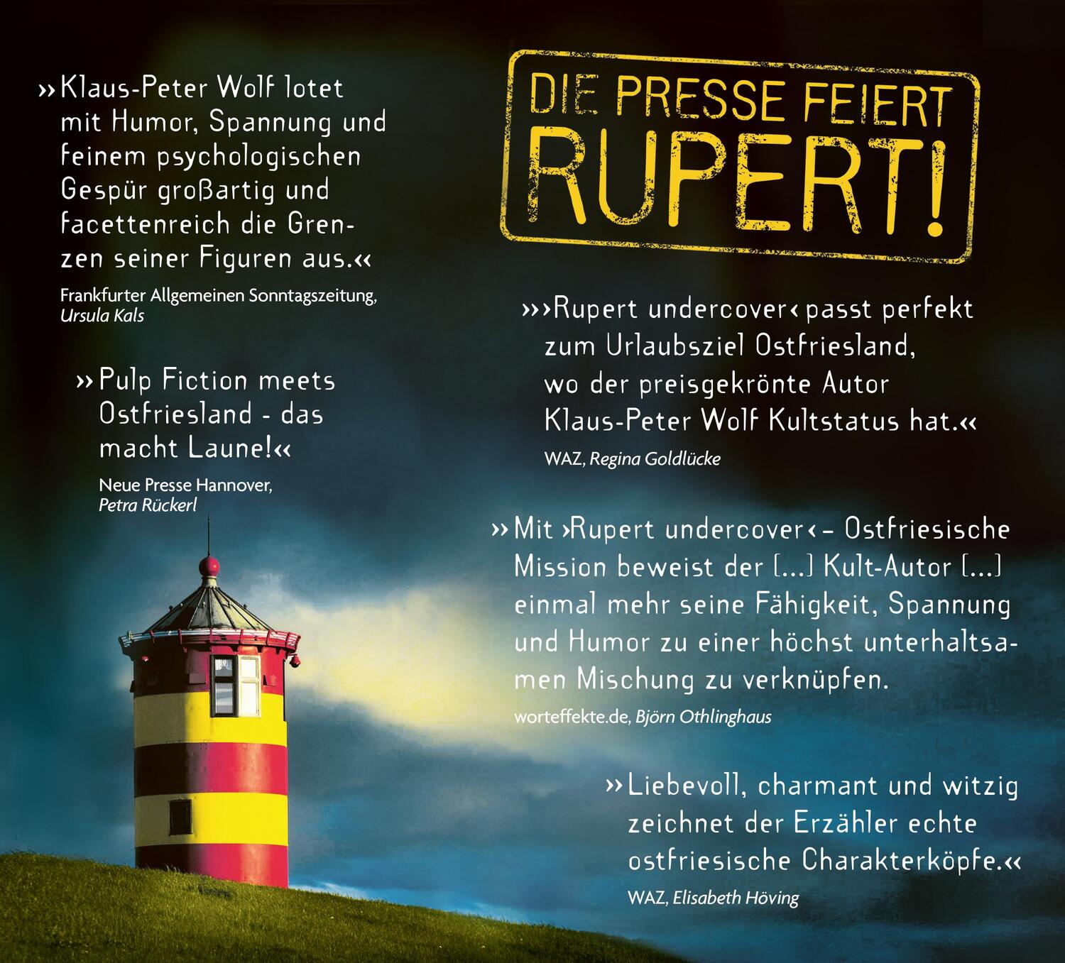 Bild: 9783596700073 | Rupert undercover - Ostfriesische Jagd | Klaus-Peter Wolf | Buch