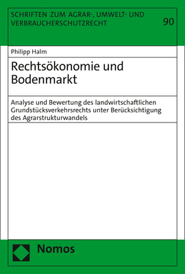 Cover: 9783848787494 | Rechtsökonomie und Bodenmarkt | Philipp Halm | Taschenbuch | 574 S.