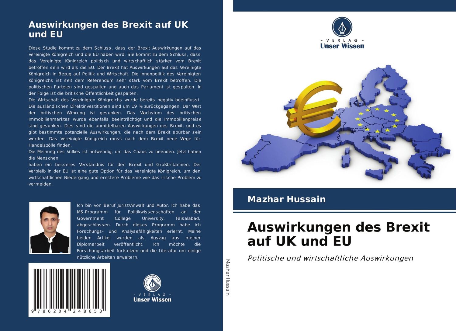 Cover: 9786204248653 | Auswirkungen des Brexit auf UK und EU | Mazhar Hussain | Taschenbuch