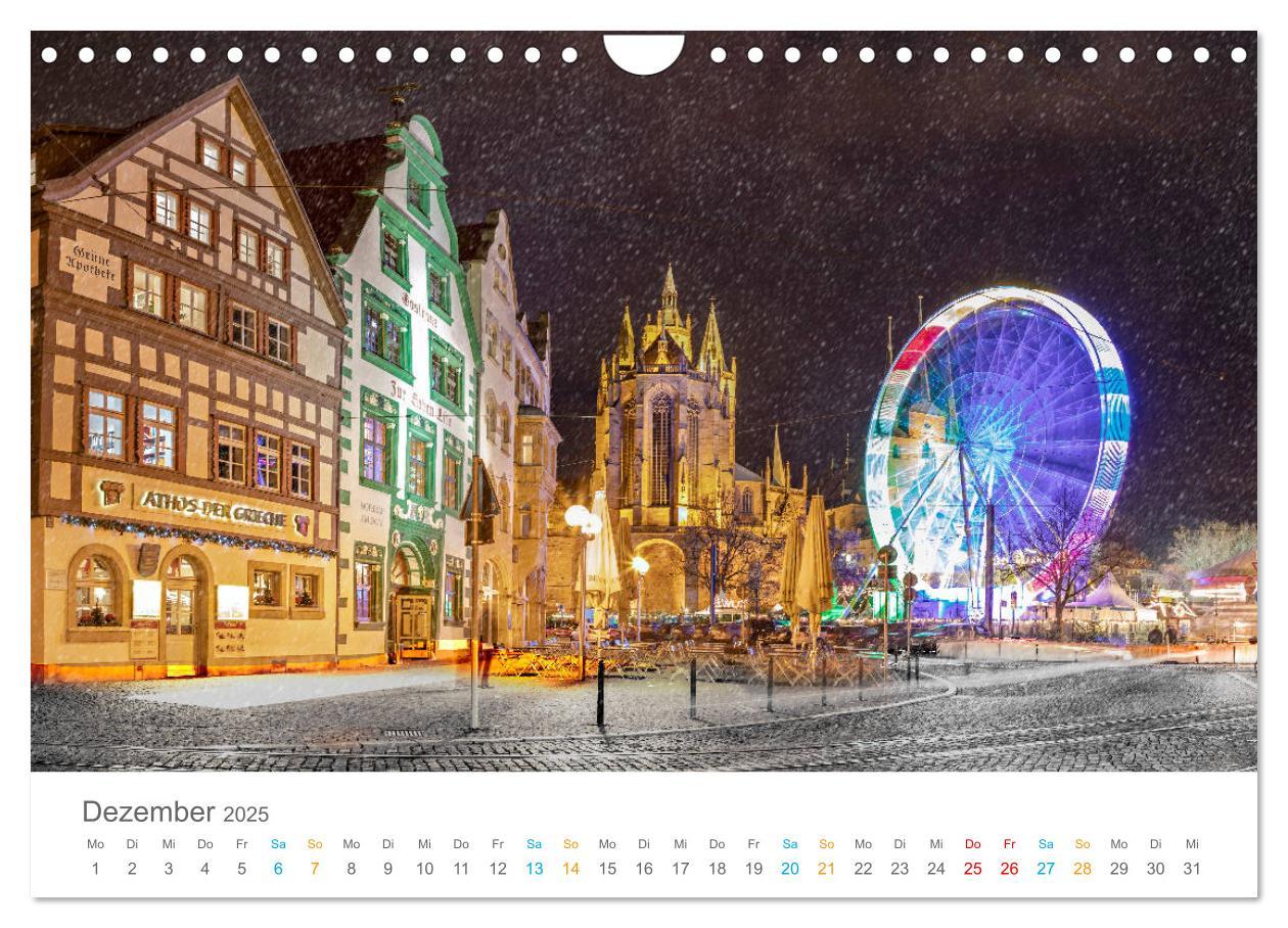 Bild: 9783435321599 | Erfurt - Stadt der Türme (Wandkalender 2025 DIN A4 quer), CALVENDO...