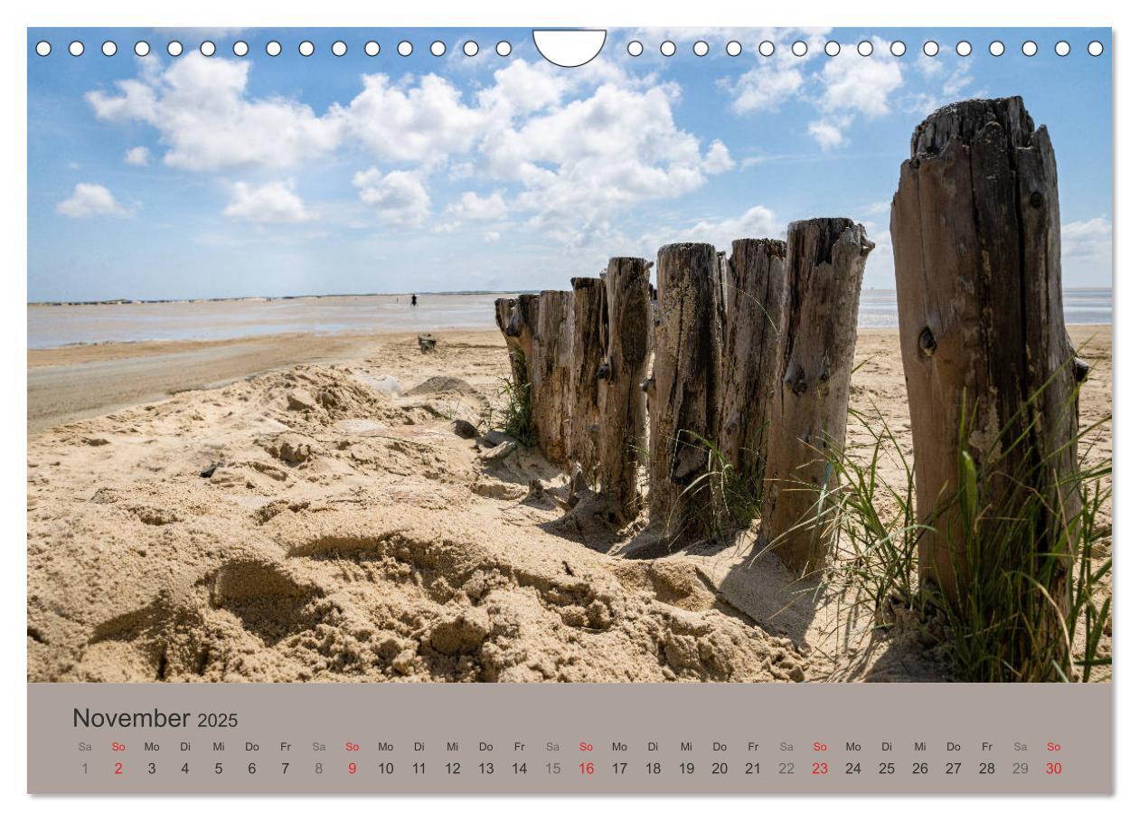 Bild: 9783435225736 | Römö - Wasser, Wind und endloser Strand (Wandkalender 2025 DIN A4...