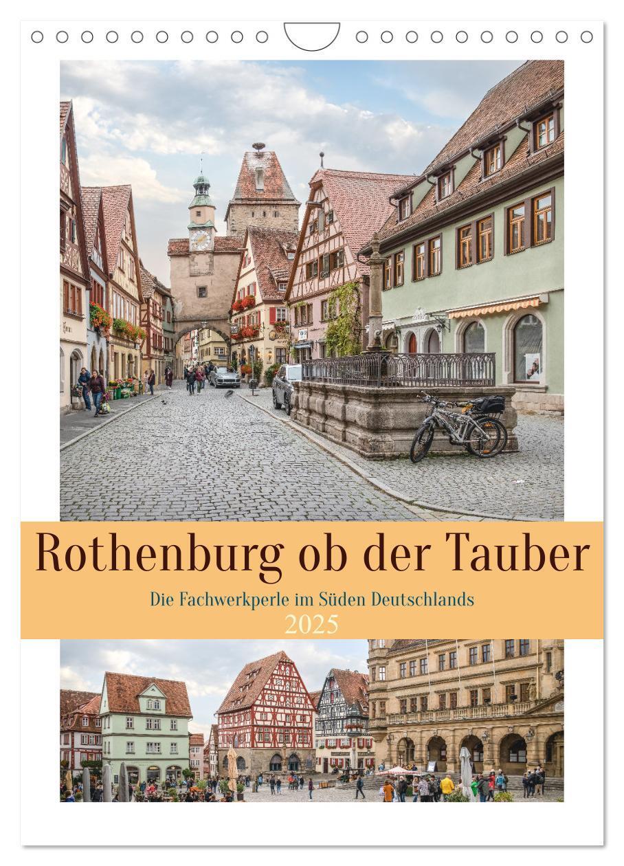 Cover: 9783435885244 | Rothenburg ob der Tauber (Wandkalender 2025 DIN A4 hoch), CALVENDO...