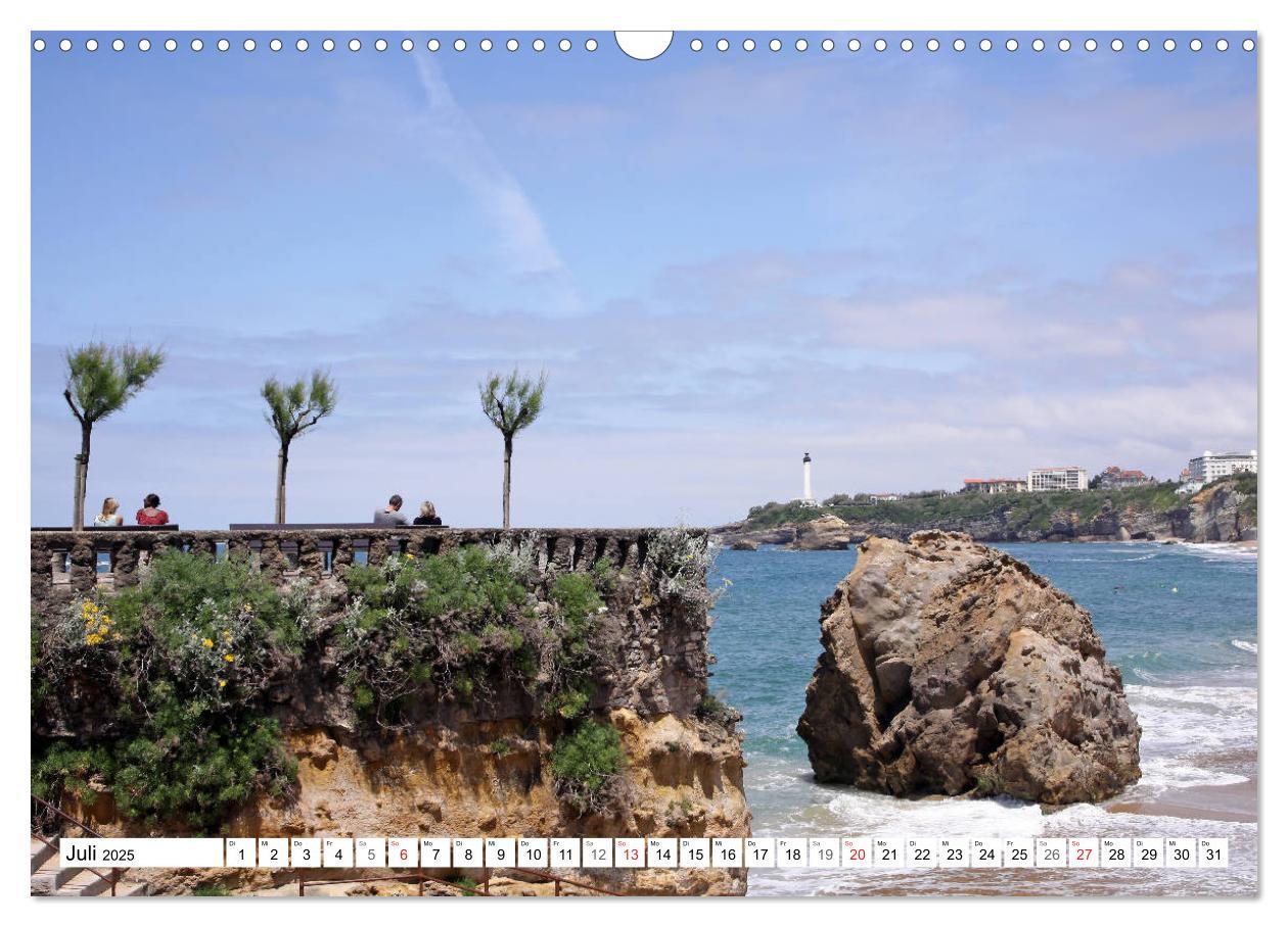 Bild: 9783435304738 | Biarritz (Wandkalender 2025 DIN A3 quer), CALVENDO Monatskalender