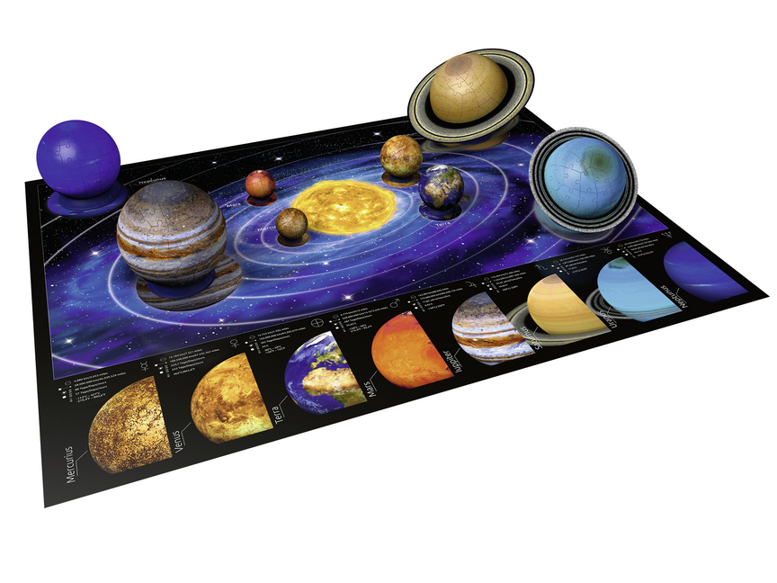 Bild: 4005556116683 | Ravensburger 3D Puzzle Planetensystem 11668 - Planeten als 3D...