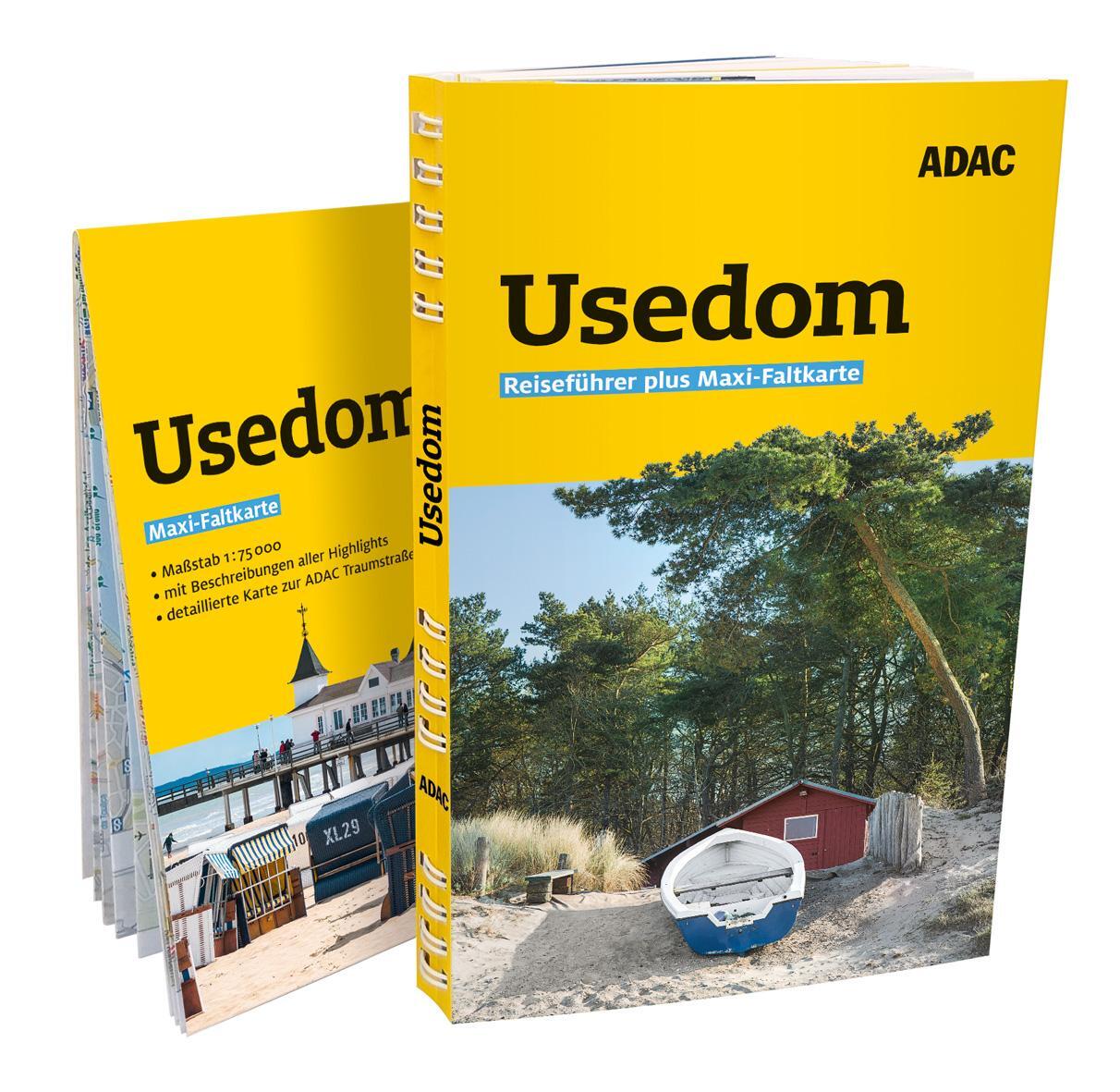 Cover: 9783956897634 | ADAC Reiseführer plus Usedom | mit Maxi-Faltkarte zum Herausnehmen