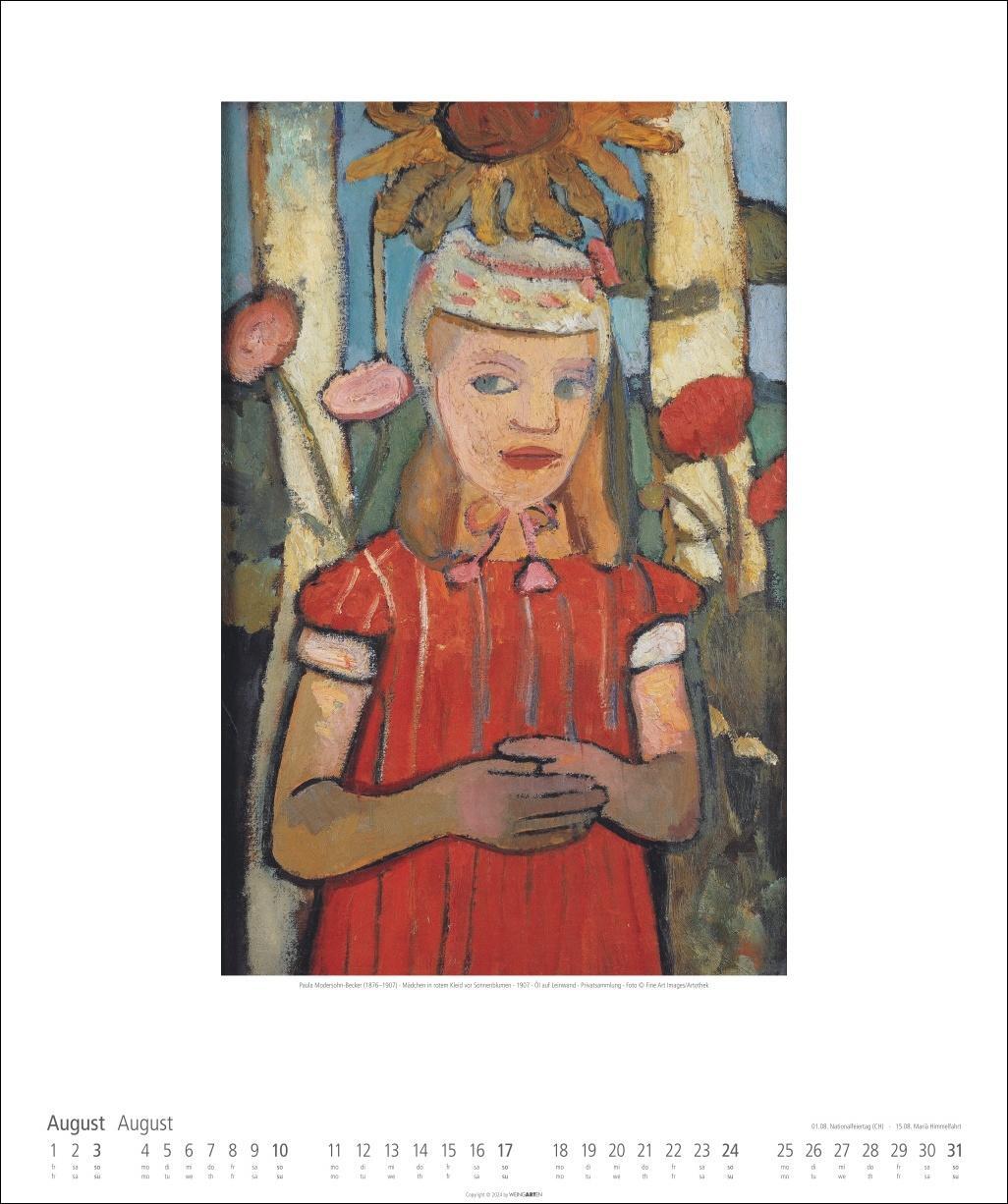 Bild: 9783839901403 | Paula Modersohn-Becker Kalender 2025 | Kalender | Spiralbindung | 2025