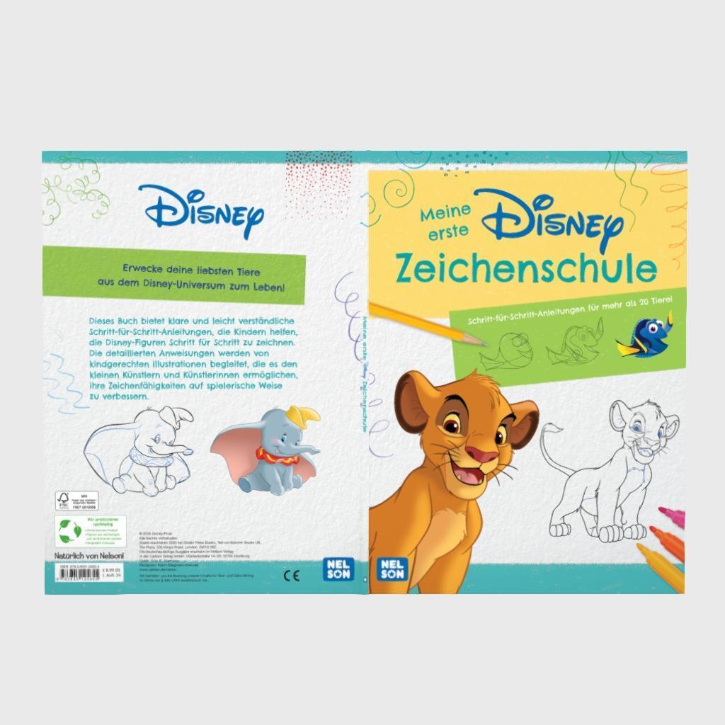 Bild: 9783845125855 | Disney Kreative Beschäftigung: Meine erste Zeichenschule | Taschenbuch