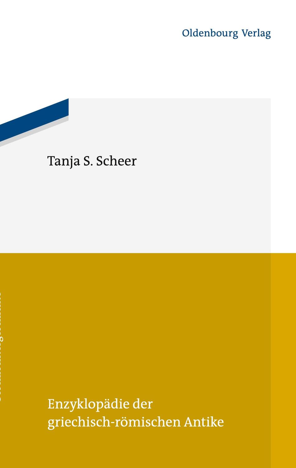 Cover: 9783486596847 | Griechische Geschlechtergeschichte | Tanja Scheer | Taschenbuch | XII