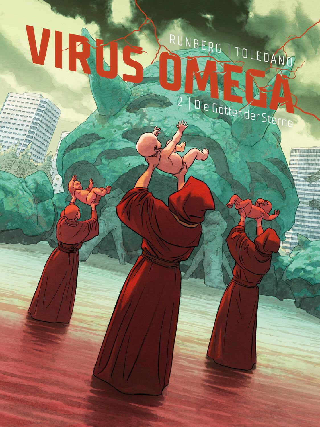 Cover: 9783966584852 | Virus Omega 2: Die Götter der Sterne | Sylvain Runberg | Buch | 64 S.