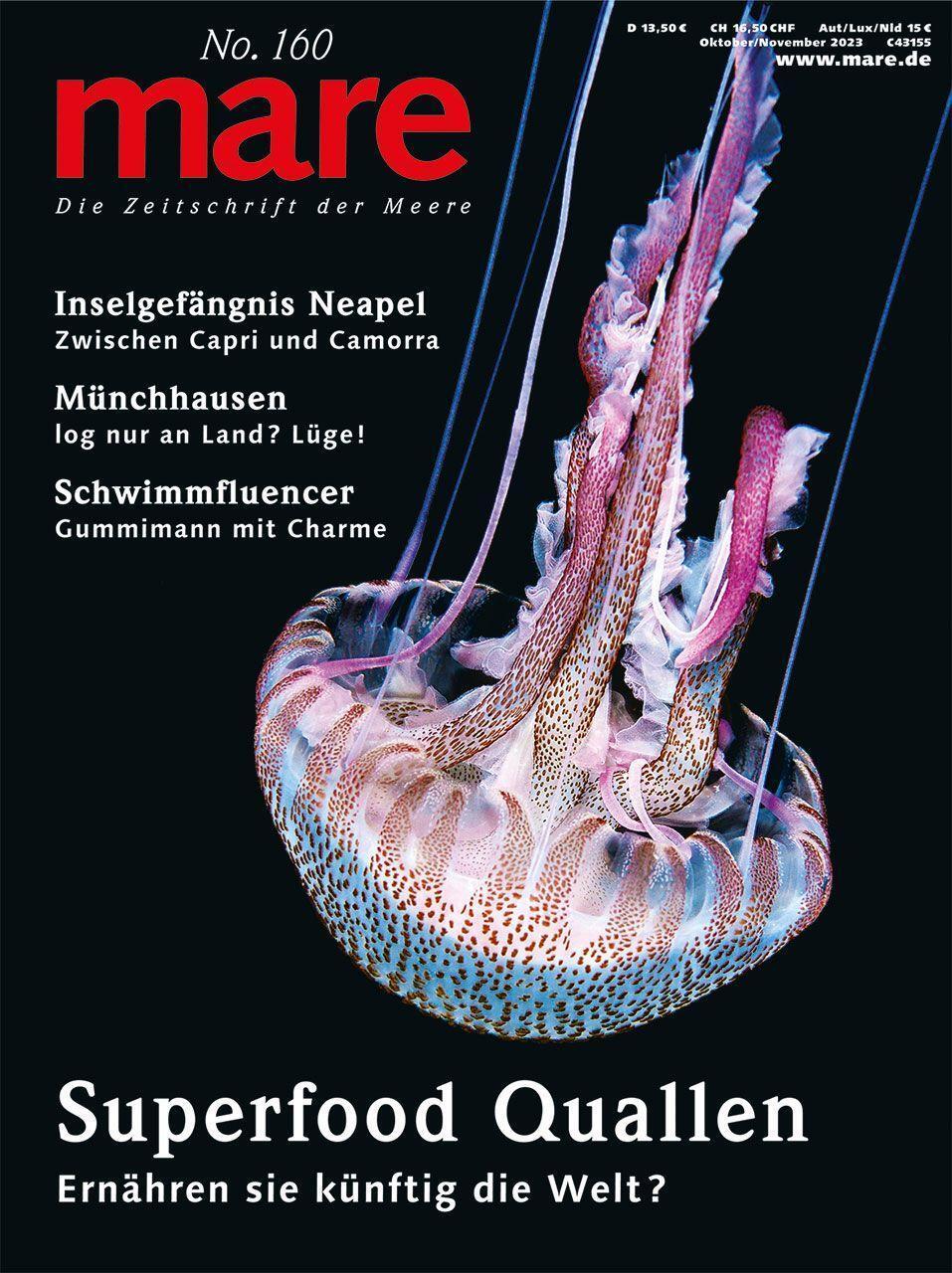 Cover: 9783866484498 | mare - Die Zeitschrift der Meere / No. 160 / Superfood Quallen | Buch