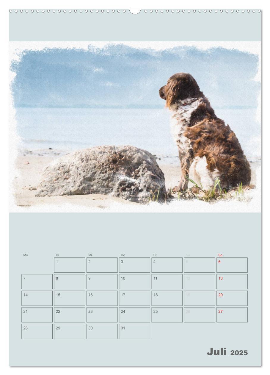 Bild: 9783457055656 | Hunde in Aquarell - Jahresplaner (Wandkalender 2025 DIN A2 hoch),...