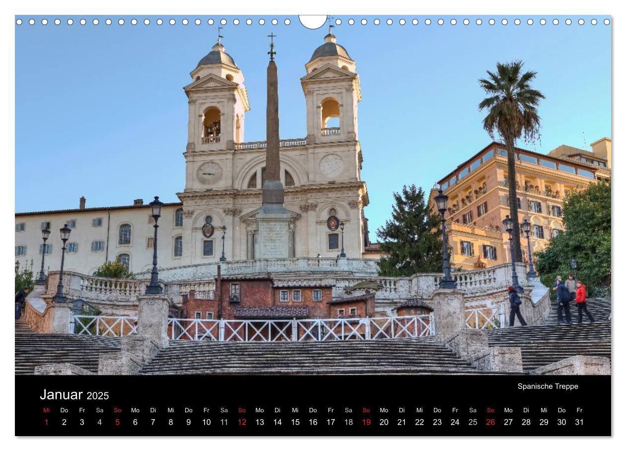 Bild: 9783435826773 | Rom (Wandkalender 2025 DIN A3 quer), CALVENDO Monatskalender | Kruse