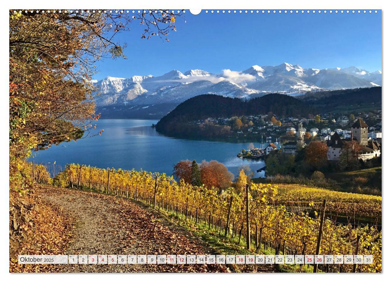 Bild: 9783435346172 | Bergblicke der Schweiz (hochwertiger Premium Wandkalender 2025 DIN...