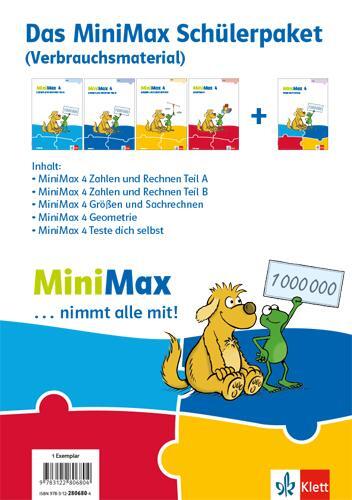 Cover: 9783122806804 | MiniMax 4. Paket für Lernende (5 Hefte: Zahlen und Rechnen A,...