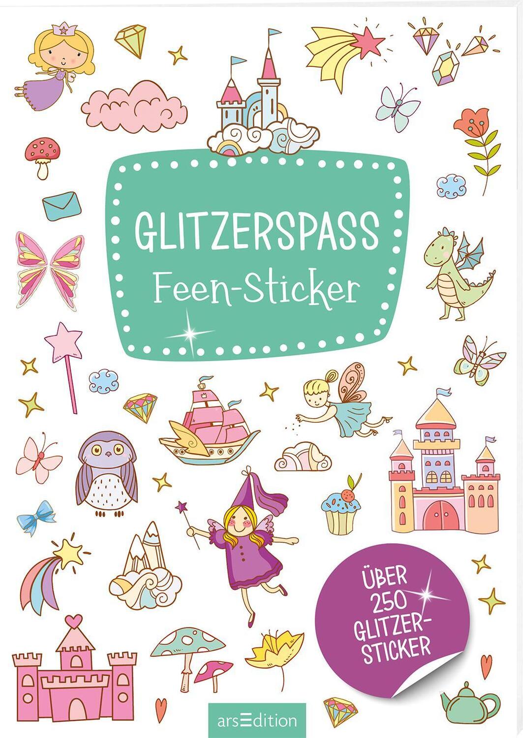 Cover: 4014489126836 | Glitzerspaß - Feen-Sticker | Über 250 Glitzersticker | Stück | 16 S.