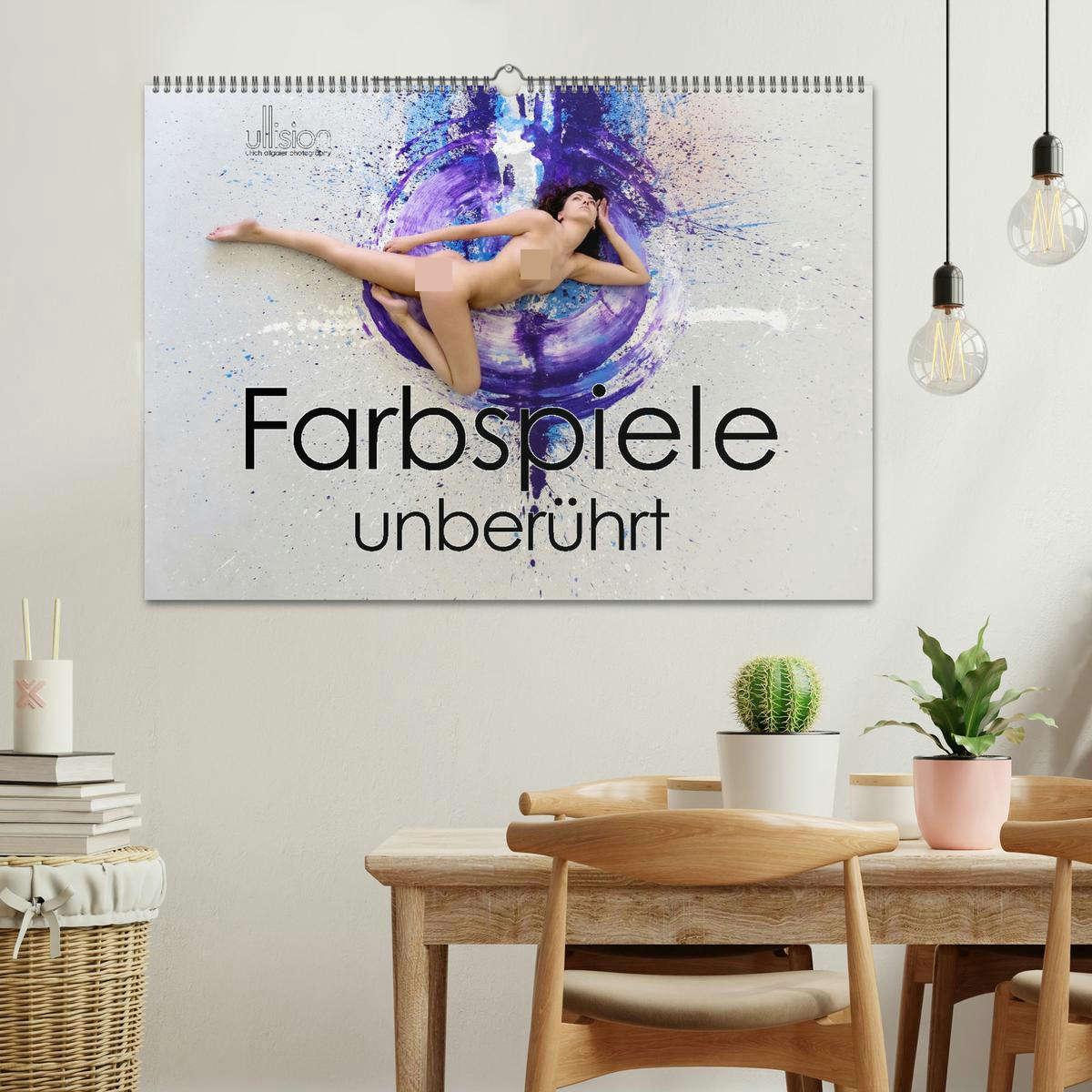 Bild: 9783383950841 | Farbspiele - unberührt (Wandkalender 2025 DIN A2 quer), CALVENDO...