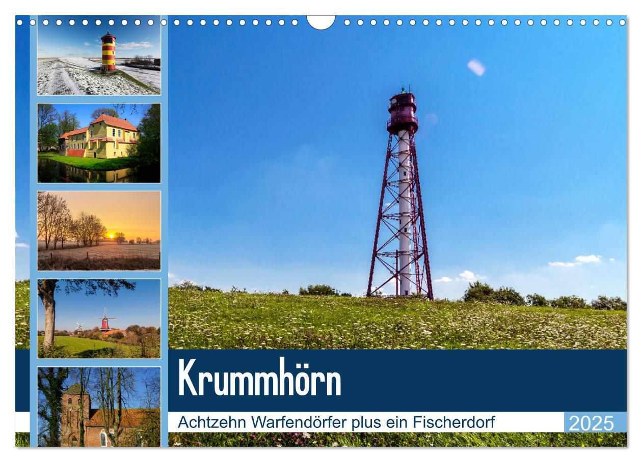 Cover: 9783435427864 | KRUMMHÖRN Achtzehn Warfendörfer plus ein Fischerdorf (Wandkalender...