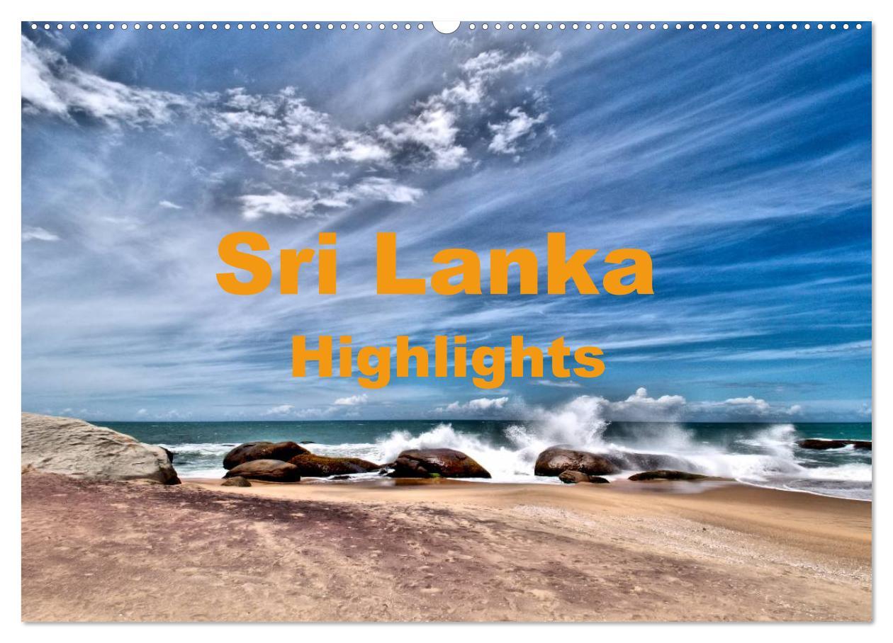 Cover: 9783435519378 | Sri Lanka - Highlights (Wandkalender 2025 DIN A2 quer), CALVENDO...