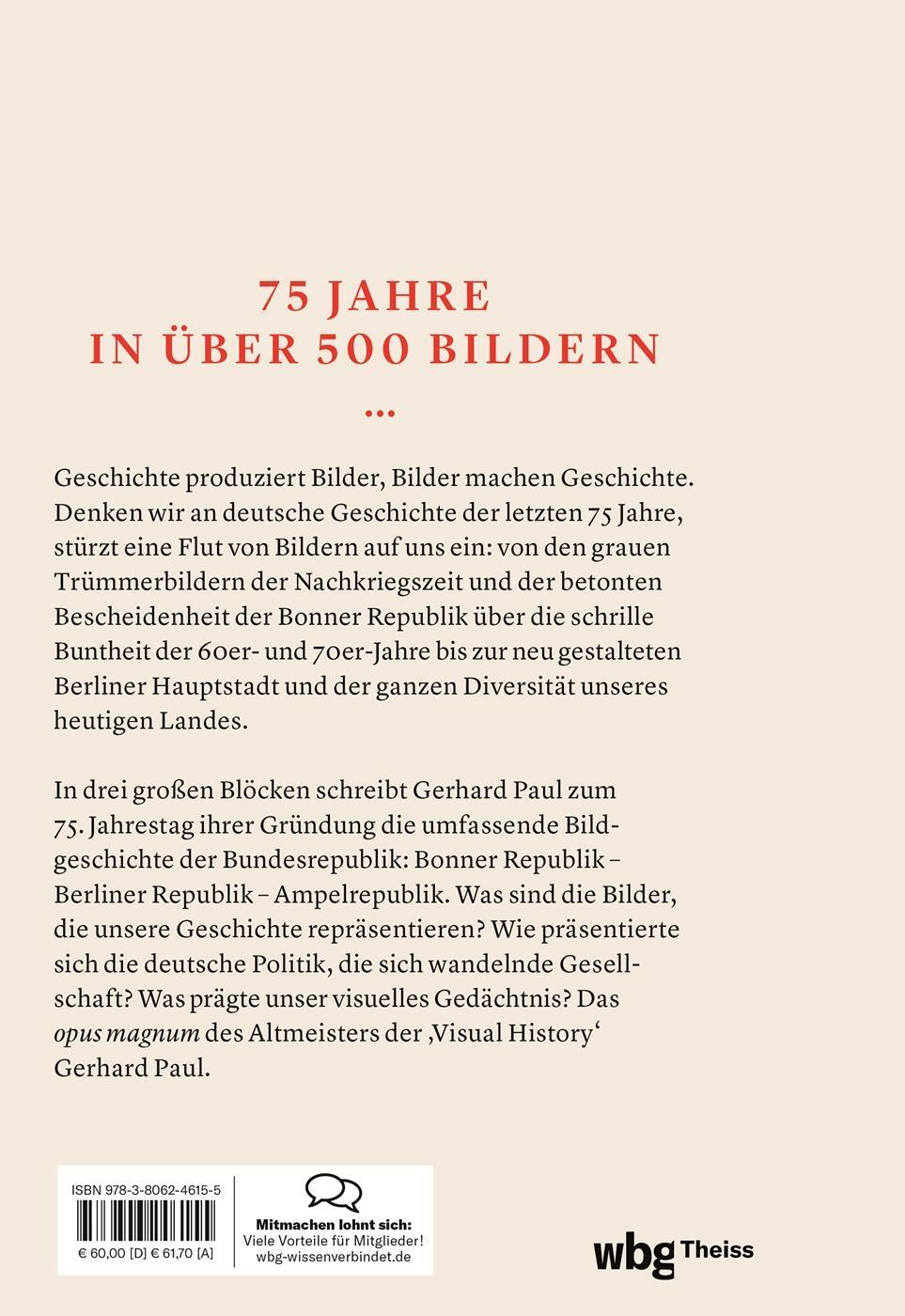 Rückseite: 9783806246155 | Die Bundesrepublik | Eine visuelle Geschichte | Gerhard Paul | Buch